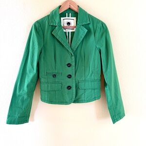 Anthropology by Daughters of Liberation Beautiful Emerald Jacket Size 8